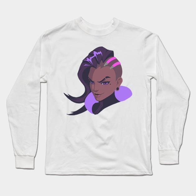 Sombra ¿Quién? Long Sleeve T-Shirt by Genessis